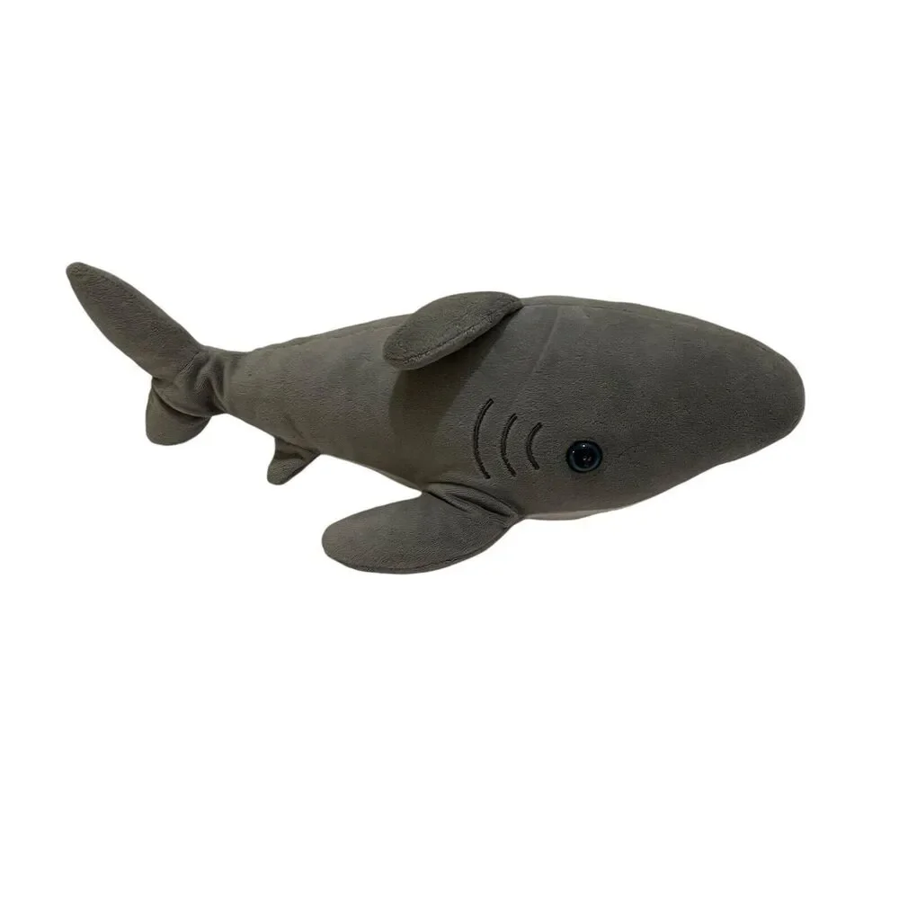 Great White Shark Gray Blue Plastic Eyes 14